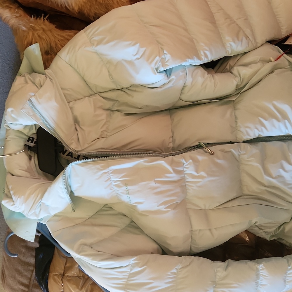 White ,coat, 249.99 Mammut connect